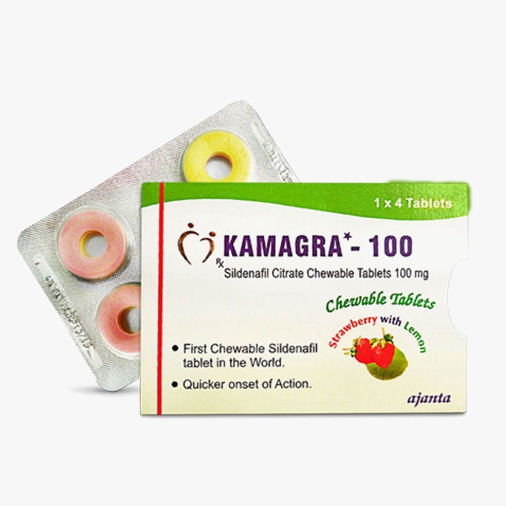 【印度卡瑪格咀嚼片】威而鋼咀嚼片 Kamagra Polo 100水果味 快速勃起 堅挺有力