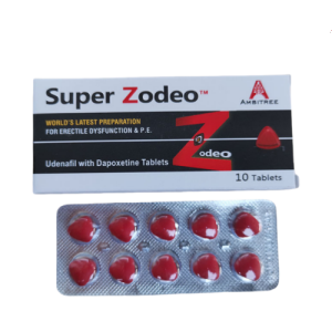 印度紅水鬼 烏地那非雙效片 super-zodeo 10粒/盒